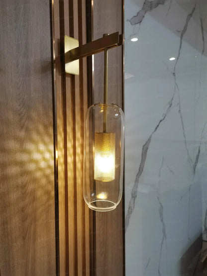 Neith Glass Wall Lamp Bowlift