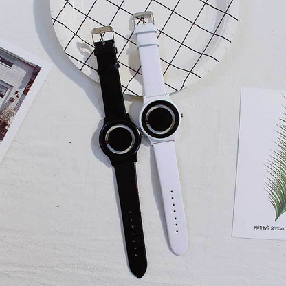 BowLift | IcoolGadgets New Arrival Trend no pointer Concept watch Simple creative brand Woman Men watches Relogio Feminino