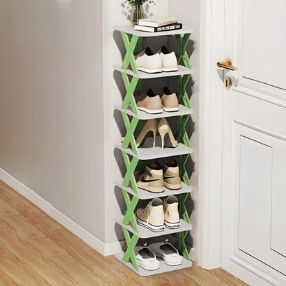 BowLift | Multifunctional and Foldable Shoe Rack for Space-Saving Storage
