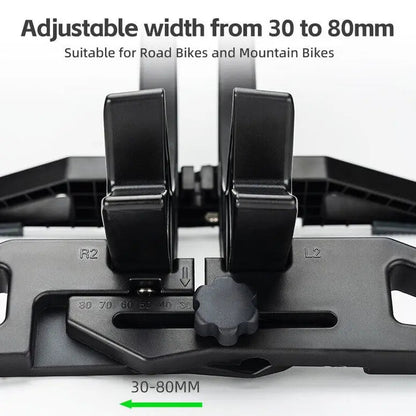 Never again wobbly bikes – Our stable universal stand