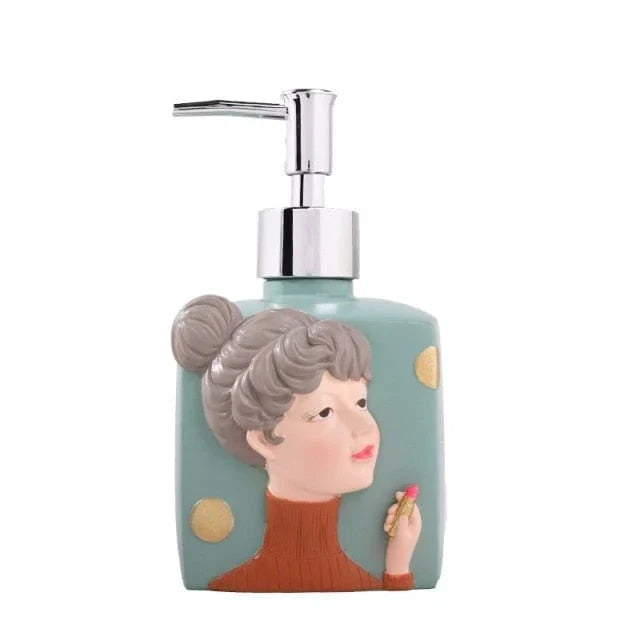 Nordic Girl Soap Dispenser Bowlift