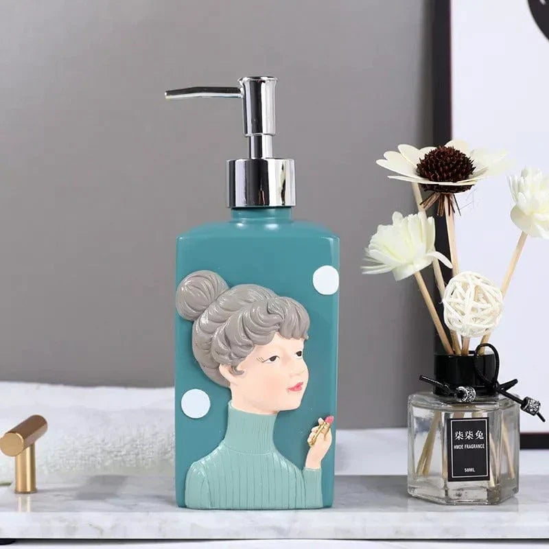 Nordic Girl Soap Dispenser Bowlift