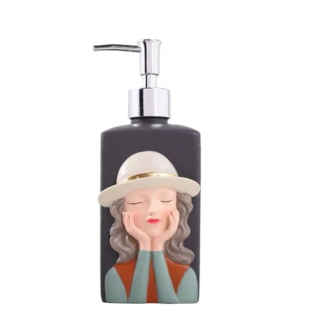 Nordic Girl Soap Dispenser Bowlift