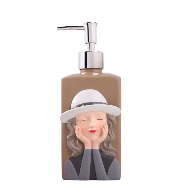 Nordic Girl Soap Dispenser Bowlift