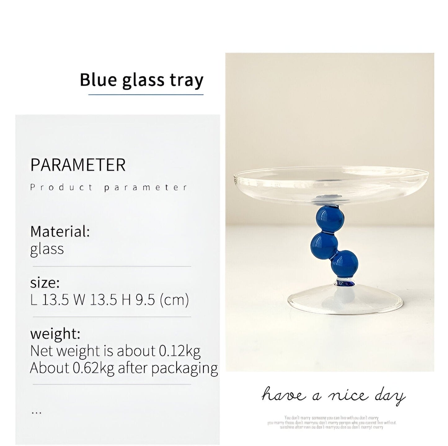 Skanto Home Decor Glassplate