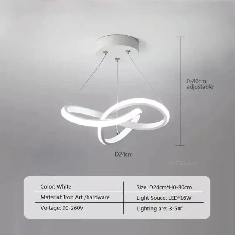 BowLift | LumiWave LED Ceiling Light | Energy-efficient Designer Lamp for Living Room, Bedroom & Kitchen | Modern LED Lighting