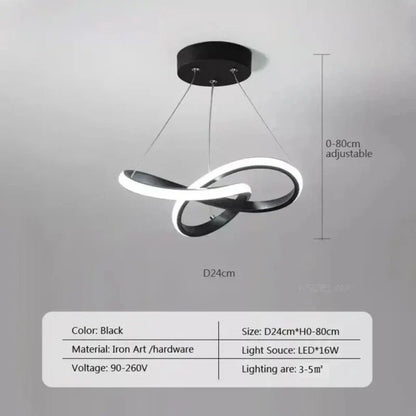 BowLift | LumiWave LED Ceiling Light | Energy-efficient Designer Lamp for Living Room, Bedroom & Kitchen | Modern LED Lighting