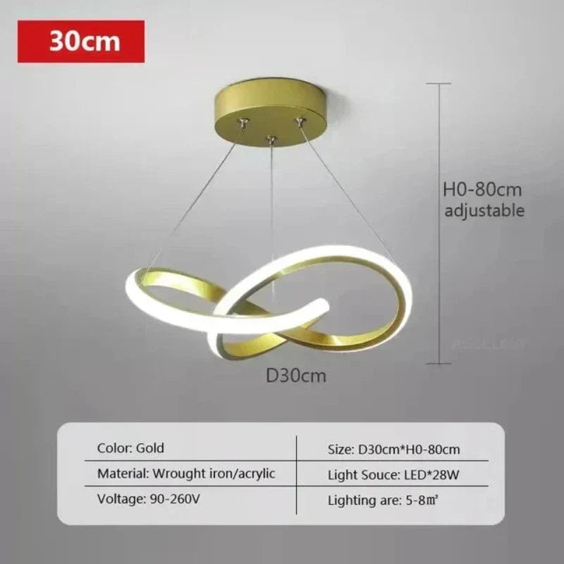 BowLift | LumiWave LED Ceiling Light | Energy-efficient Designer Lamp for Living Room, Bedroom & Kitchen | Modern LED Lighting