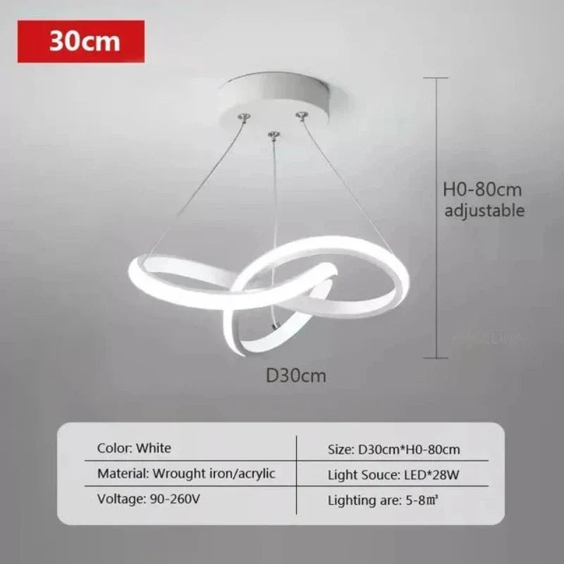 BowLift | LumiWave LED Ceiling Light | Energy-efficient Designer Lamp for Living Room, Bedroom & Kitchen | Modern LED Lighting