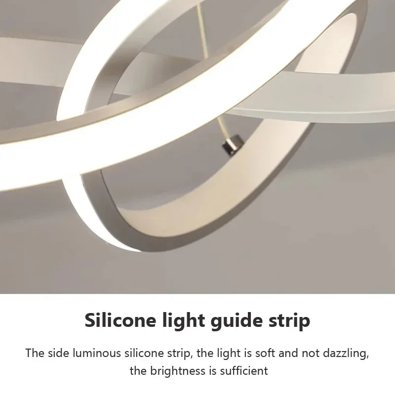 BowLift | LumiWave LED Ceiling Light | Energy-efficient Designer Lamp for Living Room, Bedroom & Kitchen | Modern LED Lighting