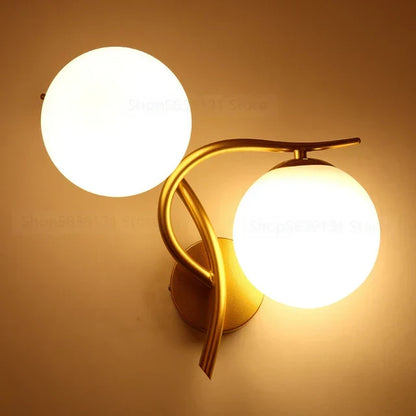 Modern Scandinavian Iron Wall Lamp – Minimalist LED Wall Light for Living Room & Bedroom | Karnz