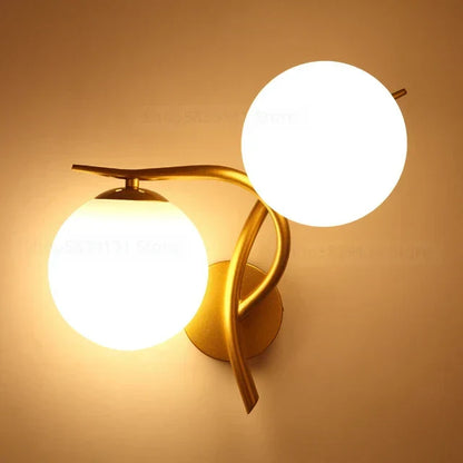 Modern Scandinavian Iron Wall Lamp – Minimalist LED Wall Light for Living Room & Bedroom | Karnz