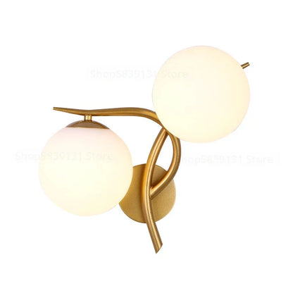 Modern Scandinavian Iron Wall Lamp – Minimalist LED Wall Light for Living Room & Bedroom | Karnz