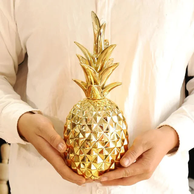 Golden Pineapple Home Decor