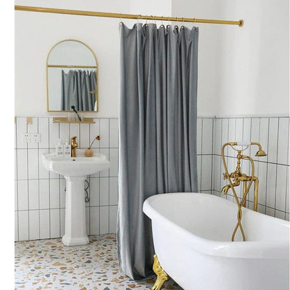 Nordic Velvet Shower Curtain Bowlift