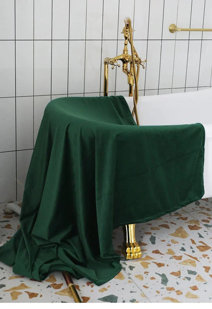 Nordic Velvet Shower Curtain Bowlift