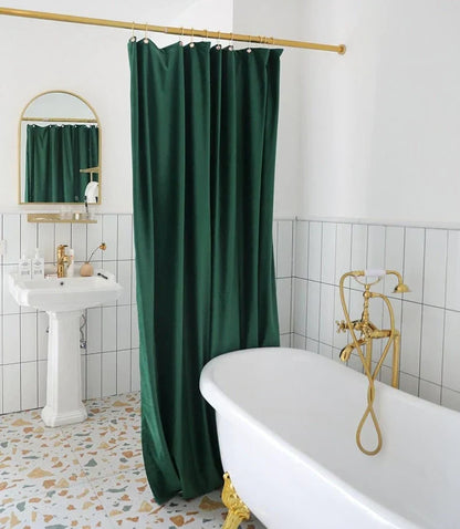 Nordic Velvet Shower Curtain Bowlift