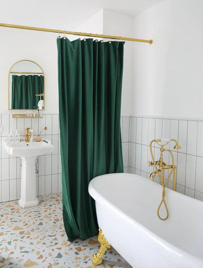 Nordic Velvet Shower Curtain Bowlift