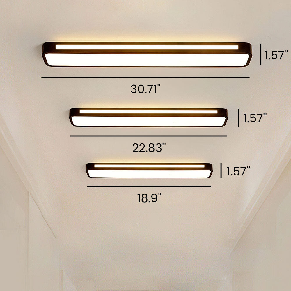 Skanto | Nordic Minimalist Long LED Ceiling Lamp