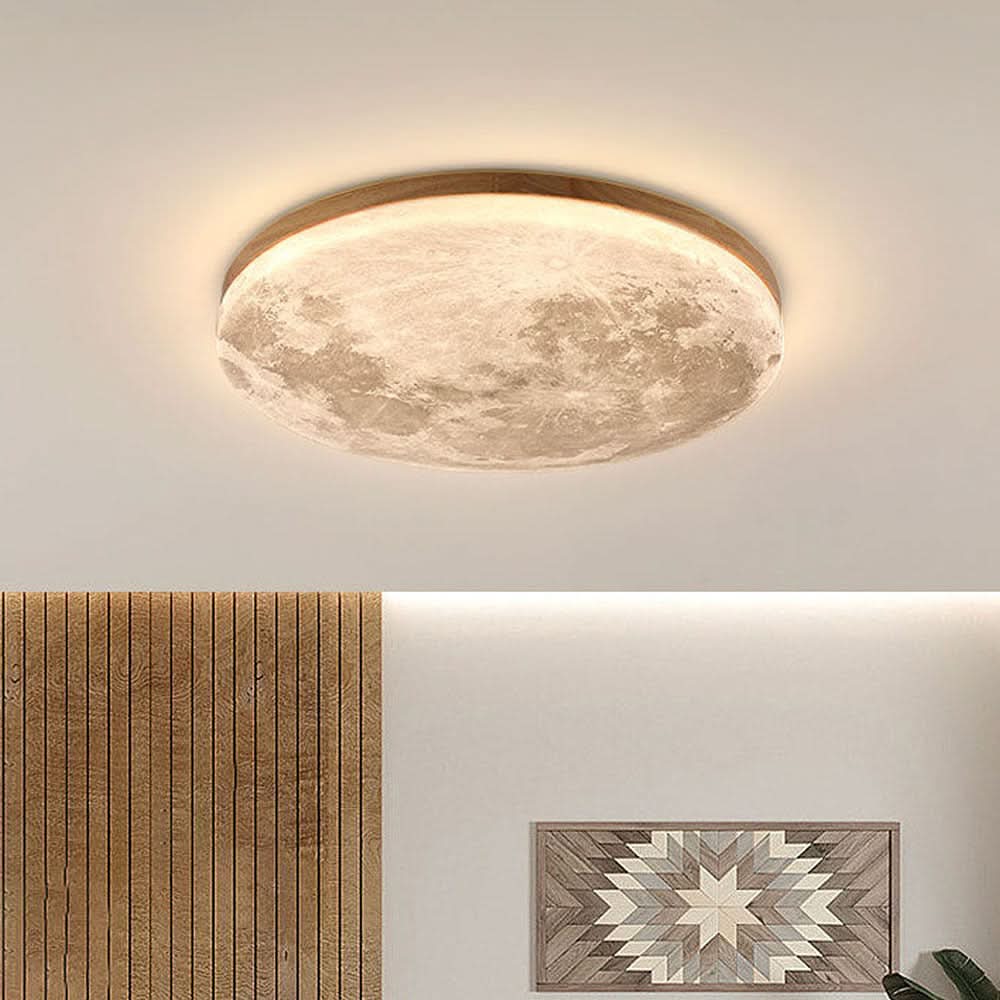 Skanto | Moon-Inspired LED Ceiling Lamp for Modern Interiors