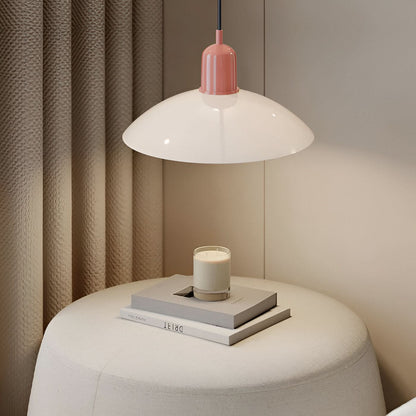 BowLift | Modern Macaron Bauhaus Pendant Light – Iron Shade