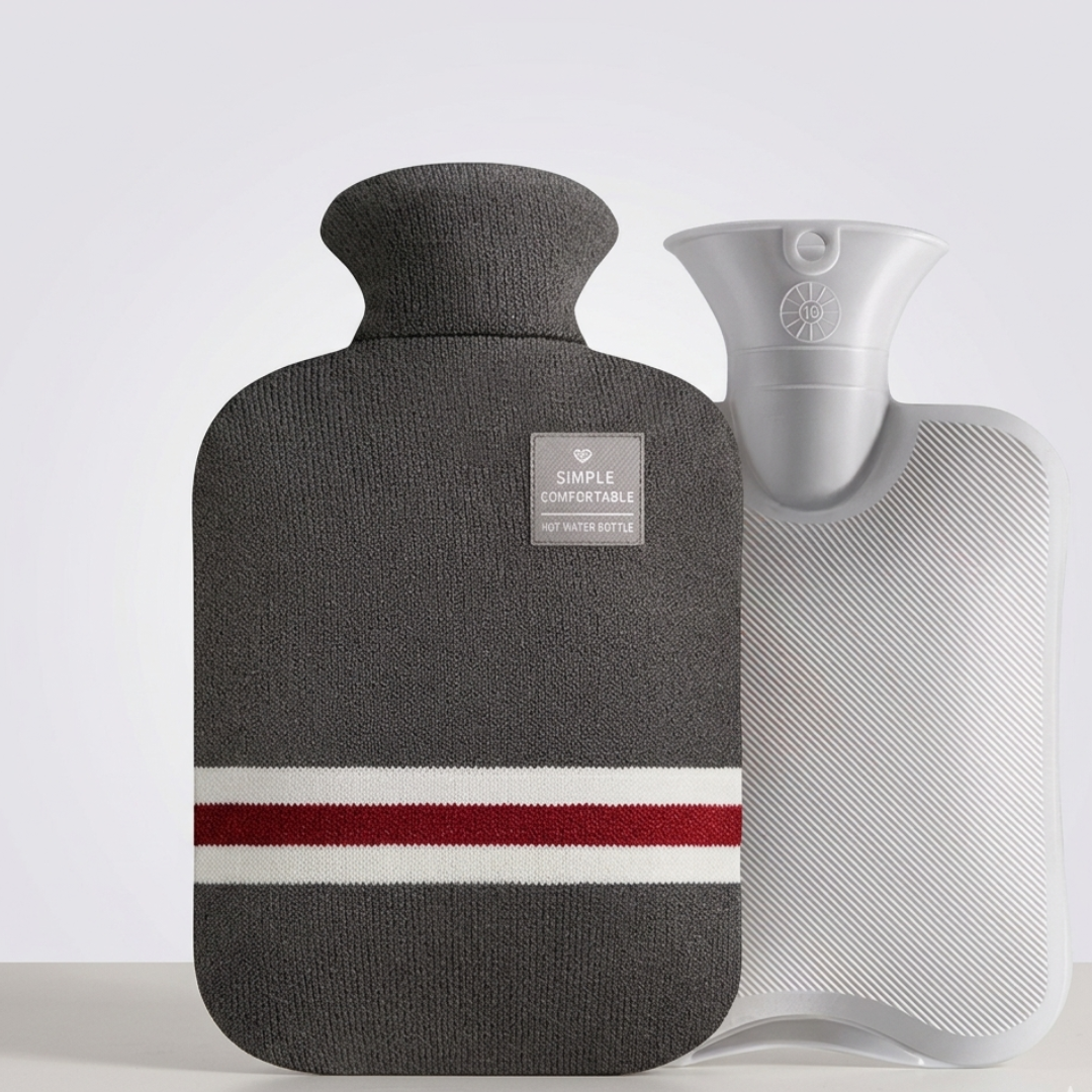 Hot water bottle 2L with knitted cover | Bowlift