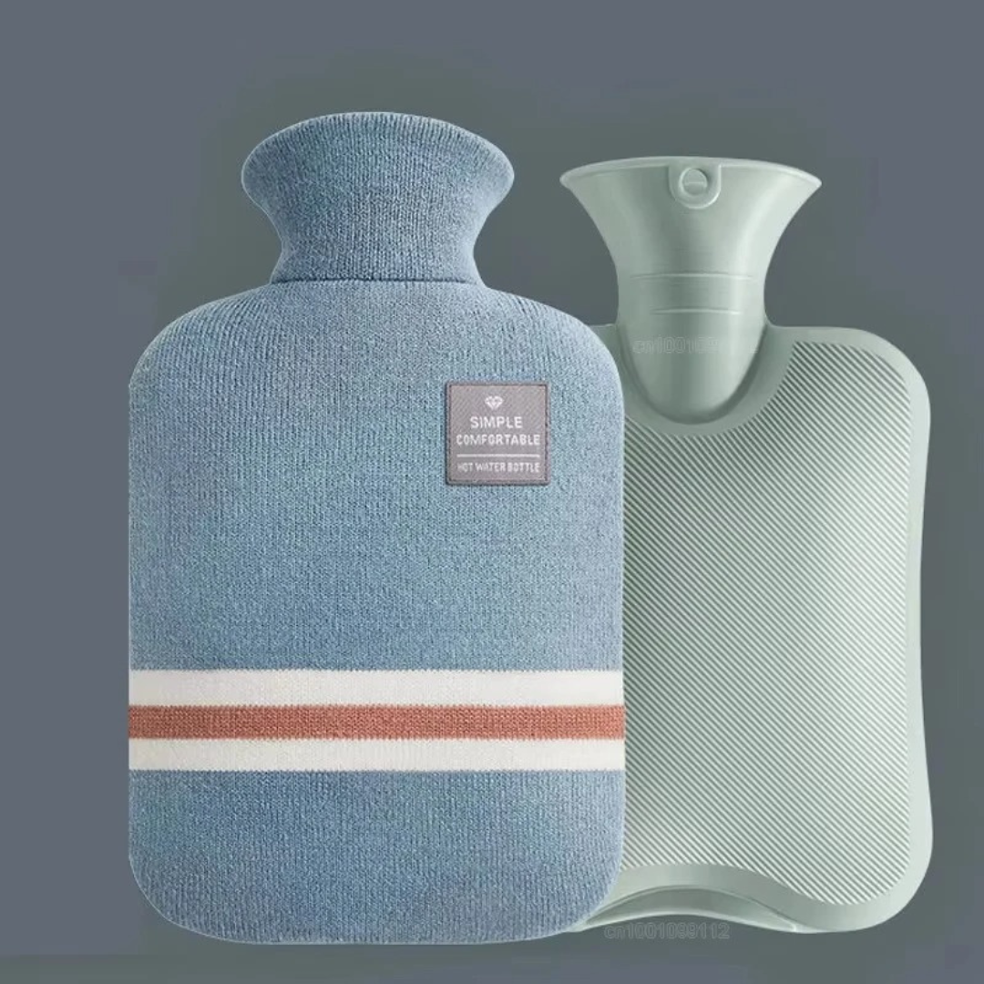 Hot water bottle 2L with knitted cover | Bowlift
