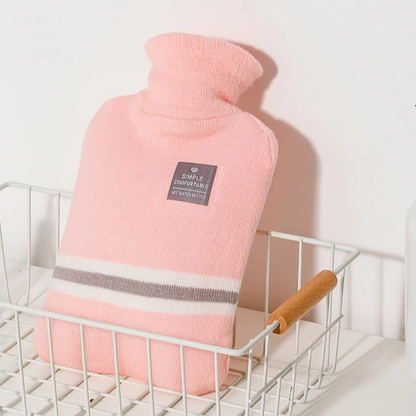 Hot water bottle 2L with knitted cover | Bowlift