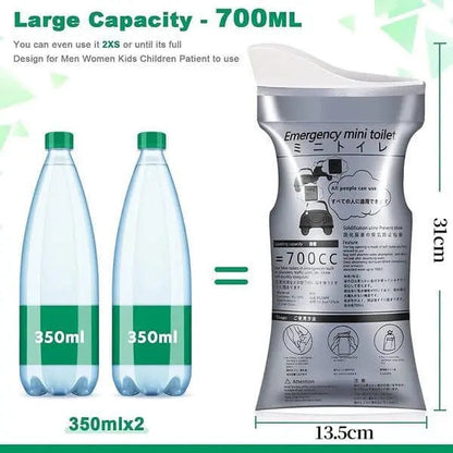 Kalsten | Emergency travel bag for urine relief — Leak-proof & odor-proof