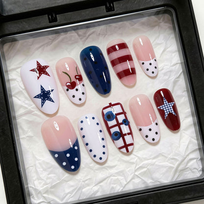 Themed Decorative Press-On Nail Set Acalora