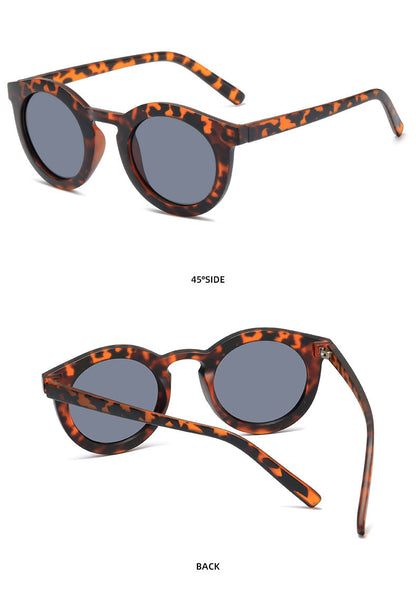 Women's round sunglasses with trendy design and UV protection Bowlift