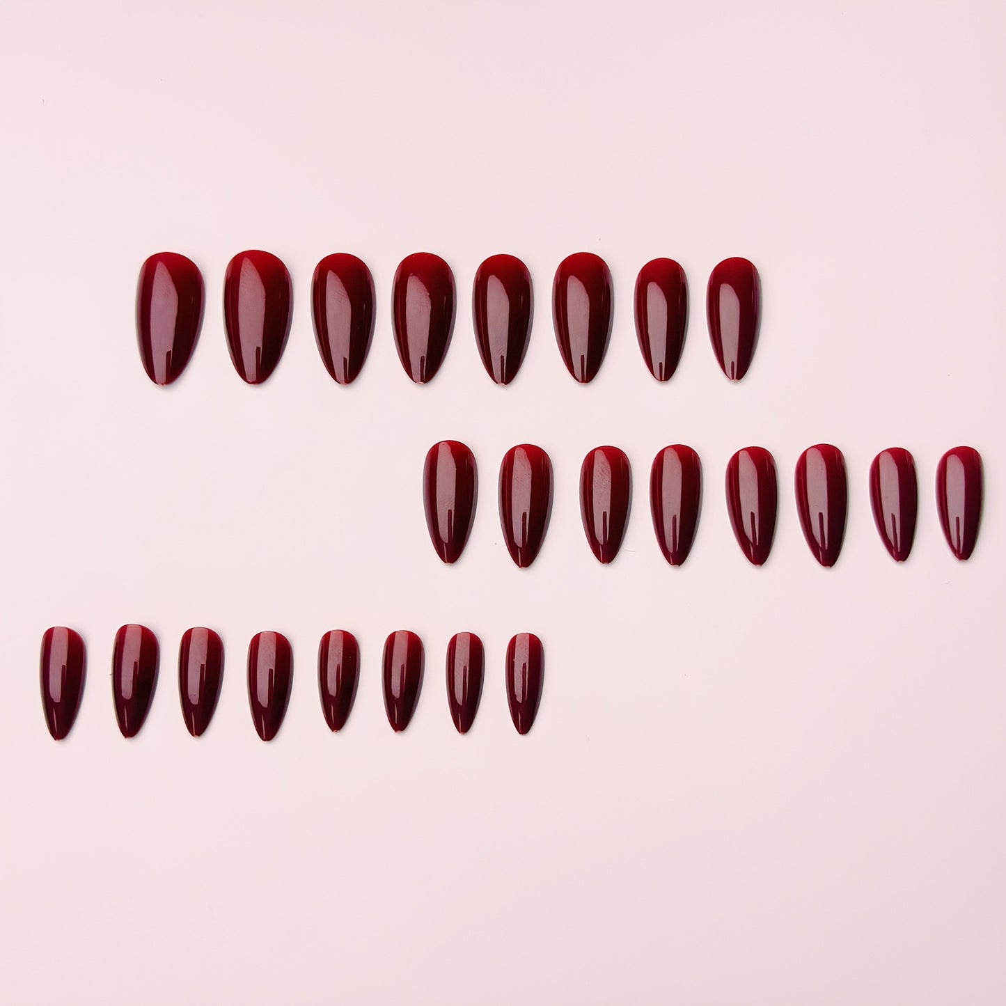 Glossy Stiletto Nail Design Acalora