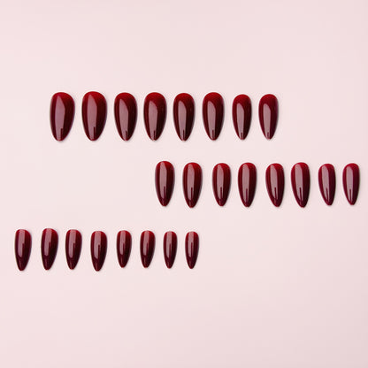 Glossy Stiletto Nail Design Acalora