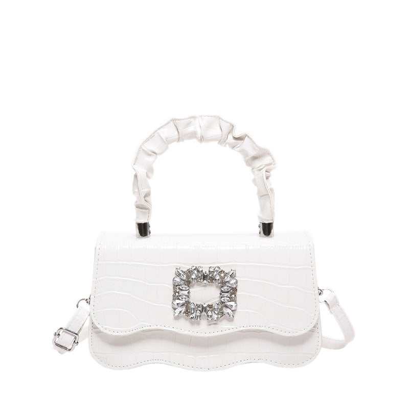 Glamorous Crocodile Texture Evening Handbag Acalora