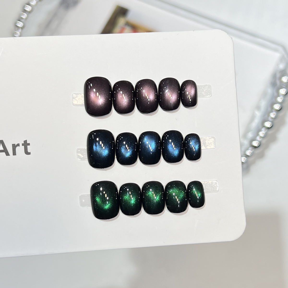 Galaxy Effect Press-On Nail Set Acalora
