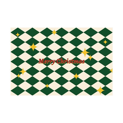 Festive Holiday-Themed Door Mat