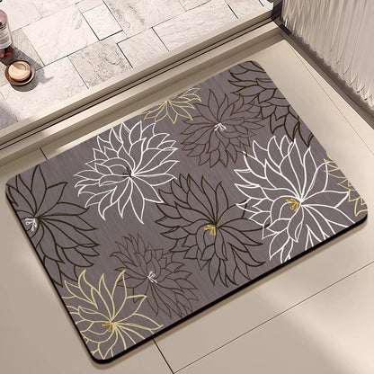 Elegant Monogrammed Bathroom Mat Acalora