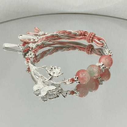 Adjustable Gemstone Charm Bracelet Acalora