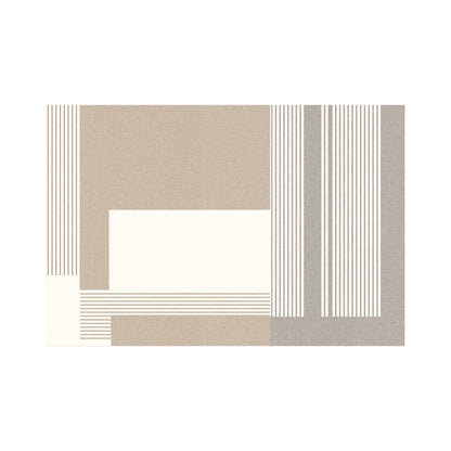 Textured Abstract Design Bath Mat Acalora