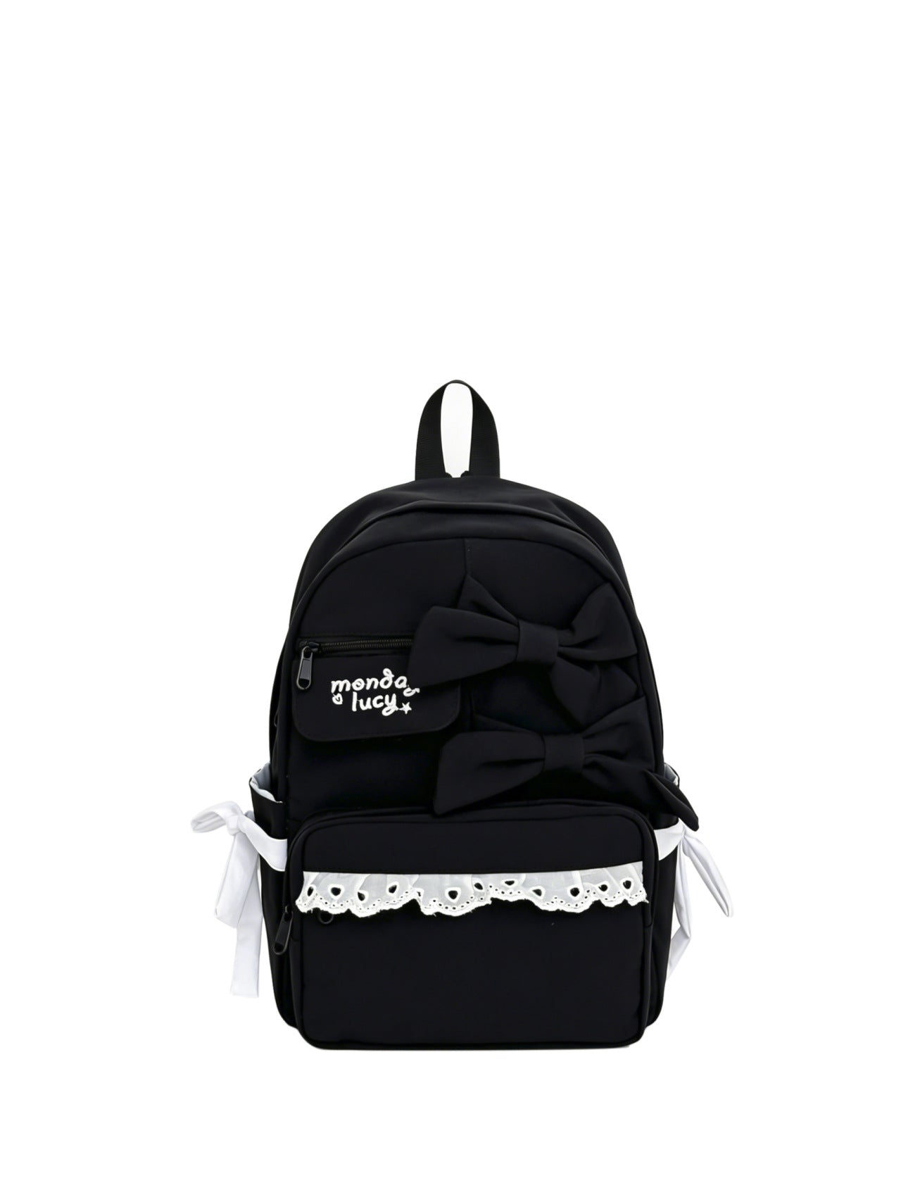 Cute Bow-Accent School Backpack Kalsten