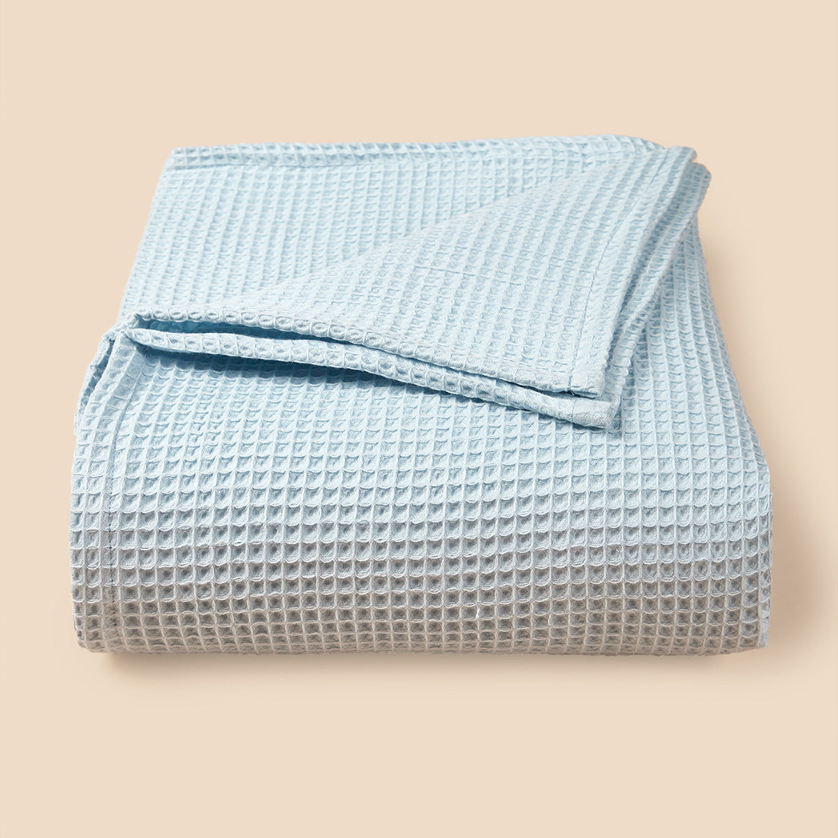 Textured Waffle Weave Throw Blanket
