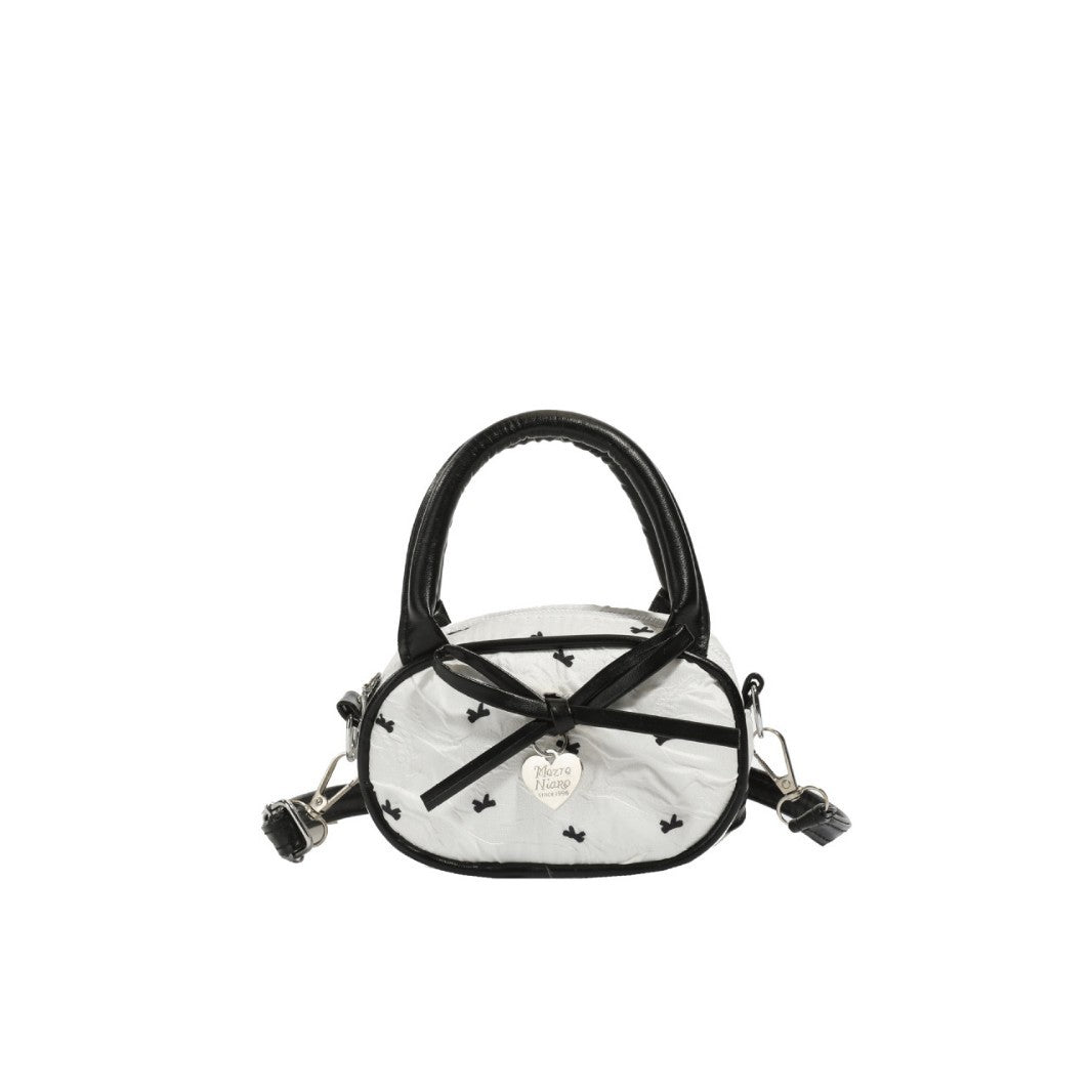 Quilted Mini Handbag with Heart Detail Acalora