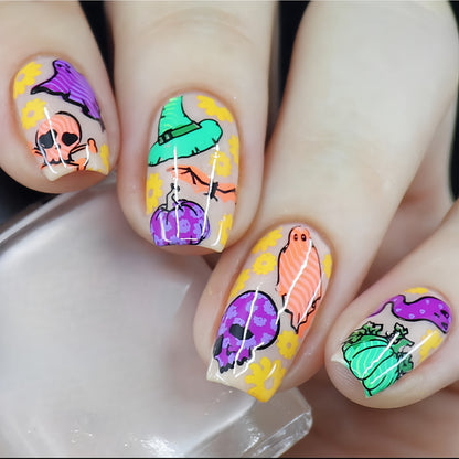 Creative Halloween Nail Design Acalora