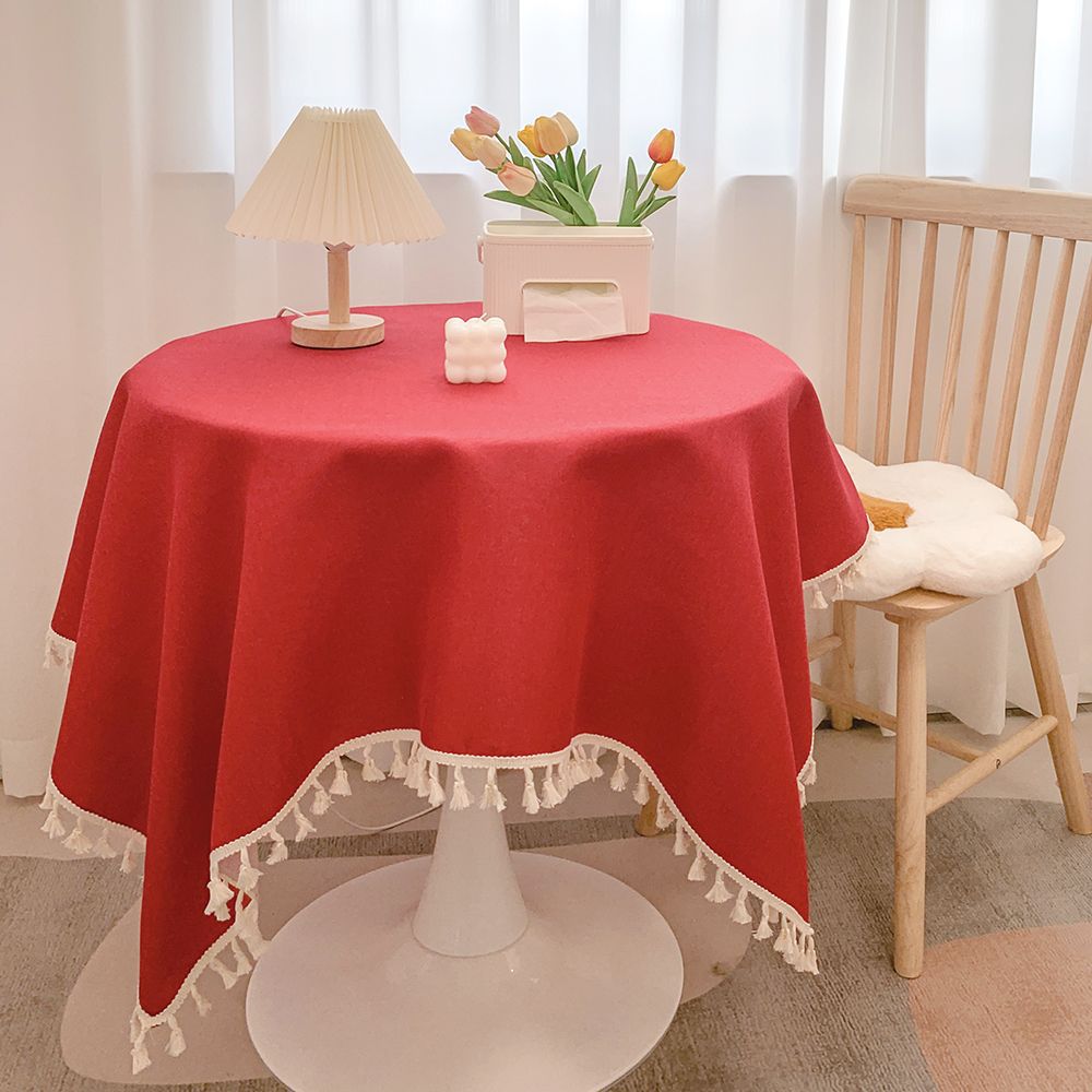 Decorative Fringed Table Cover