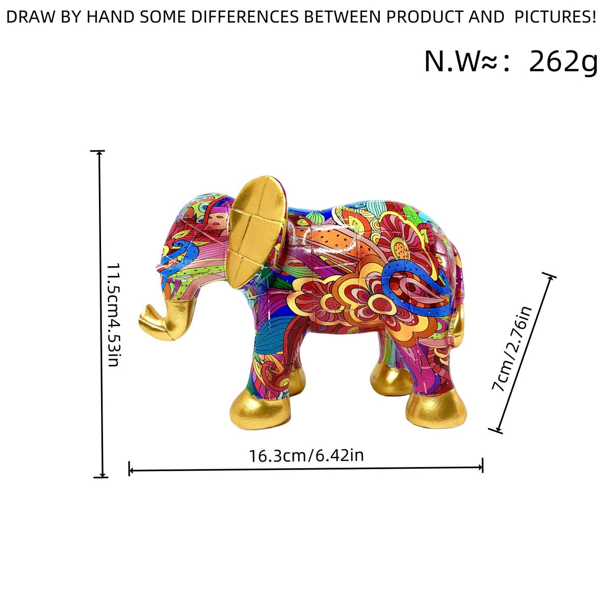Decorative Elephant Figure Acalora