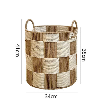 Natural Fiber Storage Basket Acalora