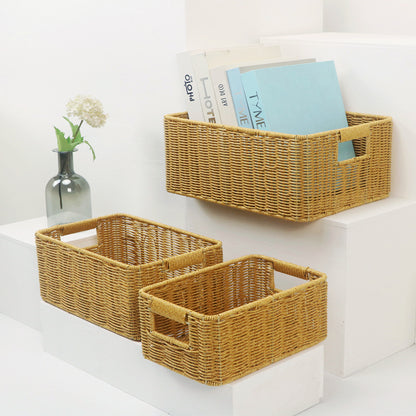 Rectangular Woven Storage Box Acalora