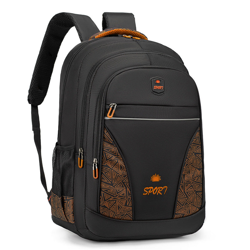 Stylish Geometric Print Backpack Acalora