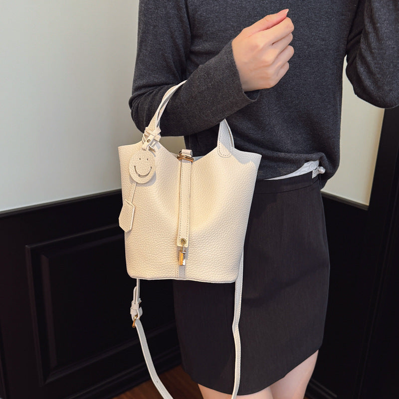 Chic Textured Shoulder Bag Acalora
