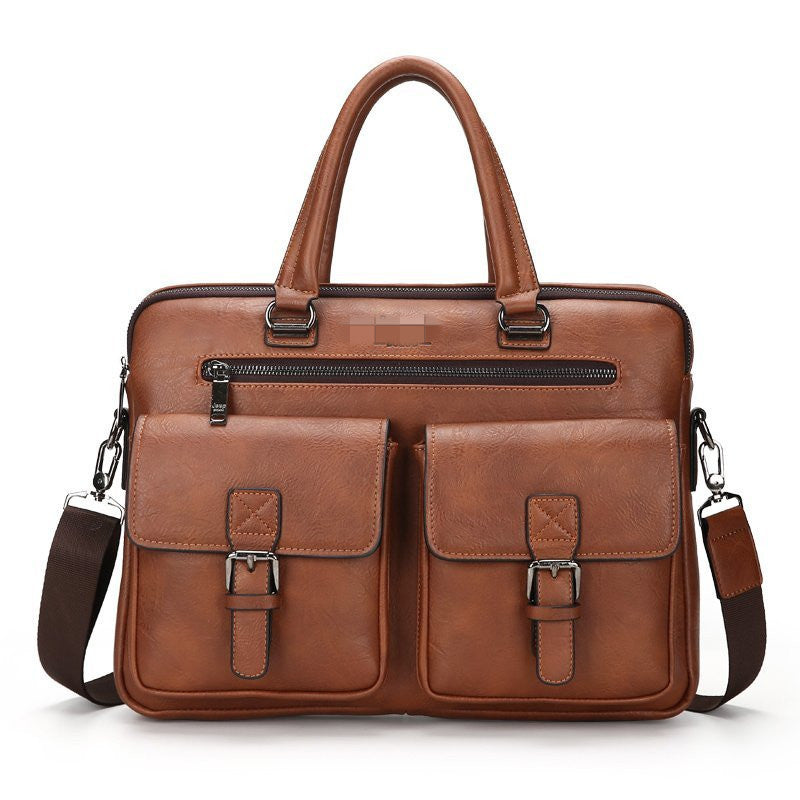 Stylish Multi-Pocket Briefcase Acalora